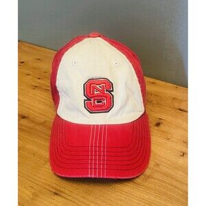 Vintage NC State Wolfpack Hat Cap Mens Adjustable Strap American Needle 90s